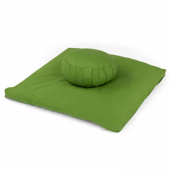 zabuton da meditazione verde
