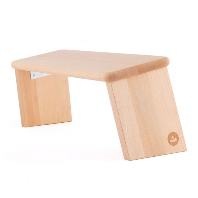 Sgabello da meditazione pieghevole 'Tibet' in legno di faggio