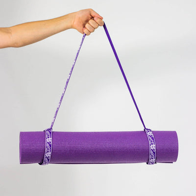Yogastrap per tappetino yoga viola