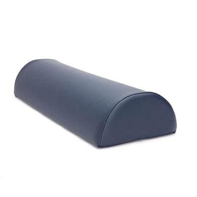 Cuscino di supporto a semicerchio per sostenere gambe sotto ginocchio o caviglie su lettino da massaggio, misura M blu