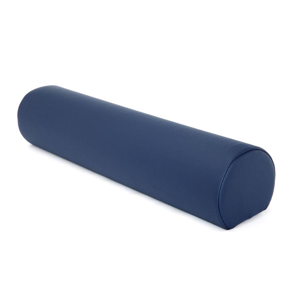 Cuscino di supporto rotondo per 3/4 per sostenere gambe sotto ginocchio o caviglie su lettino da massaggio, blu