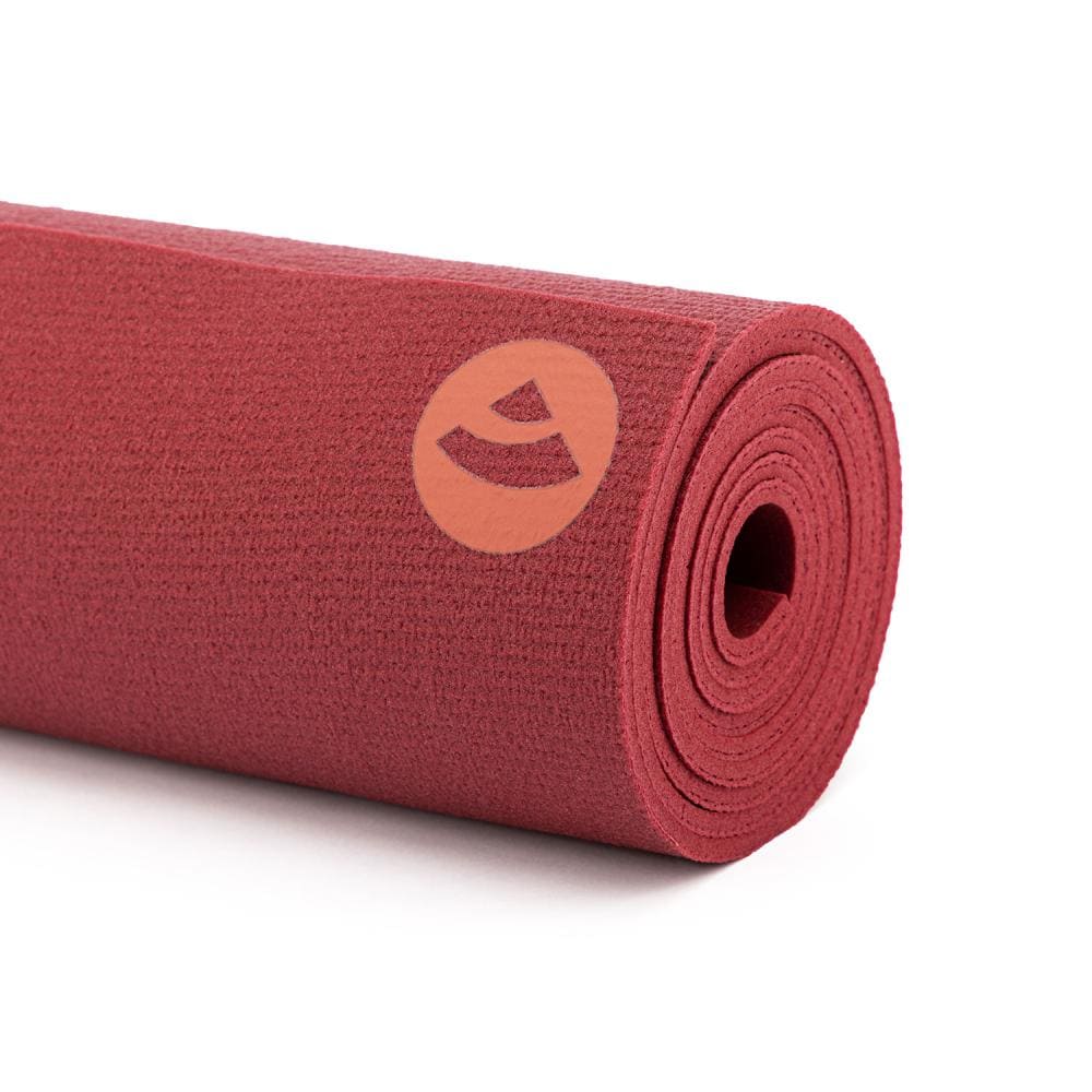 Tappetino yoga rishikesh  logo bodhi color lampone