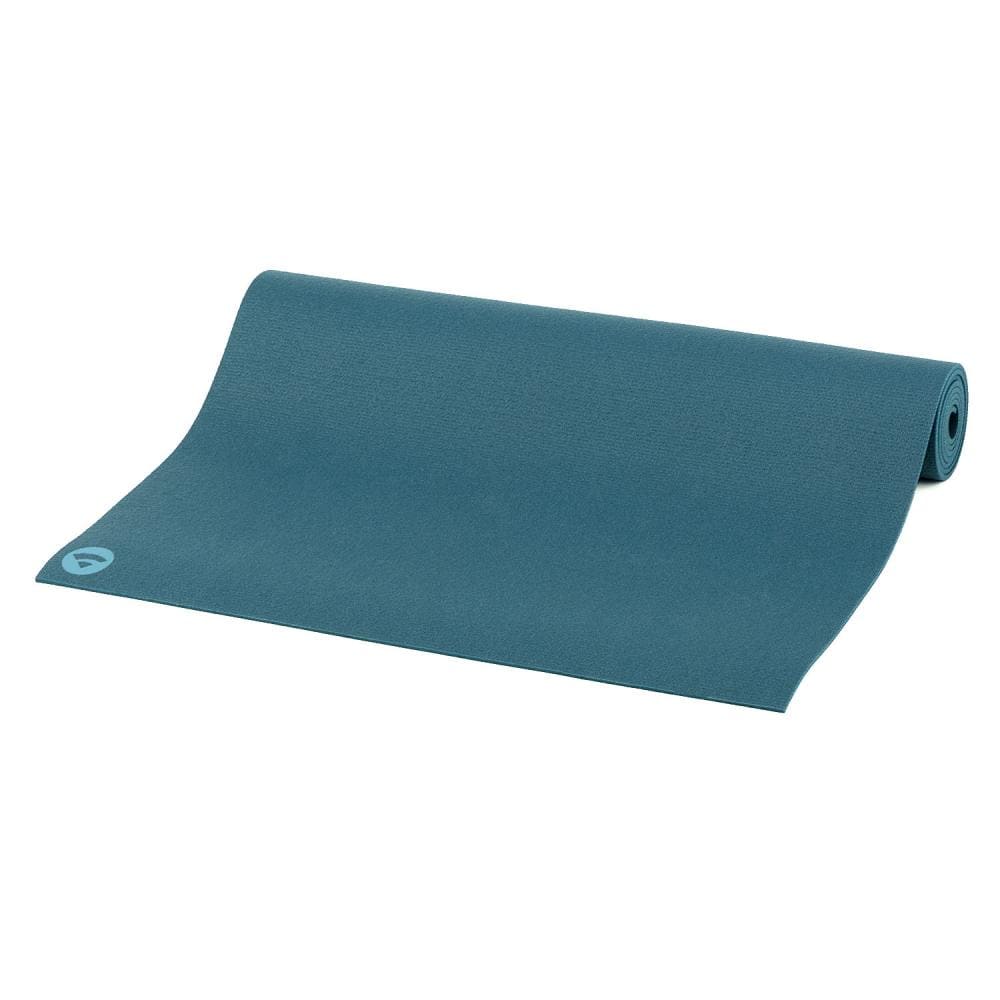 Tappetino yoga rishikesh  semi disteso blu petrolio