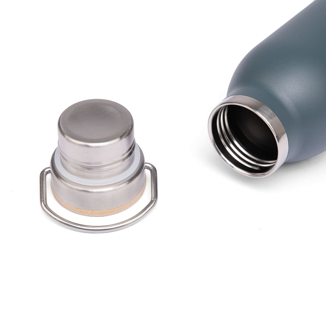 Termos 600ml in acciaio inox per Yoga-meditazione-pilates dettaglio tappo
