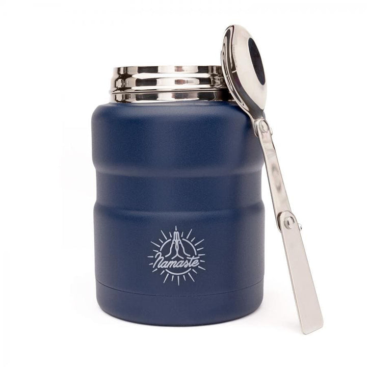 termos per cibo con cucchiaio in accaio inox