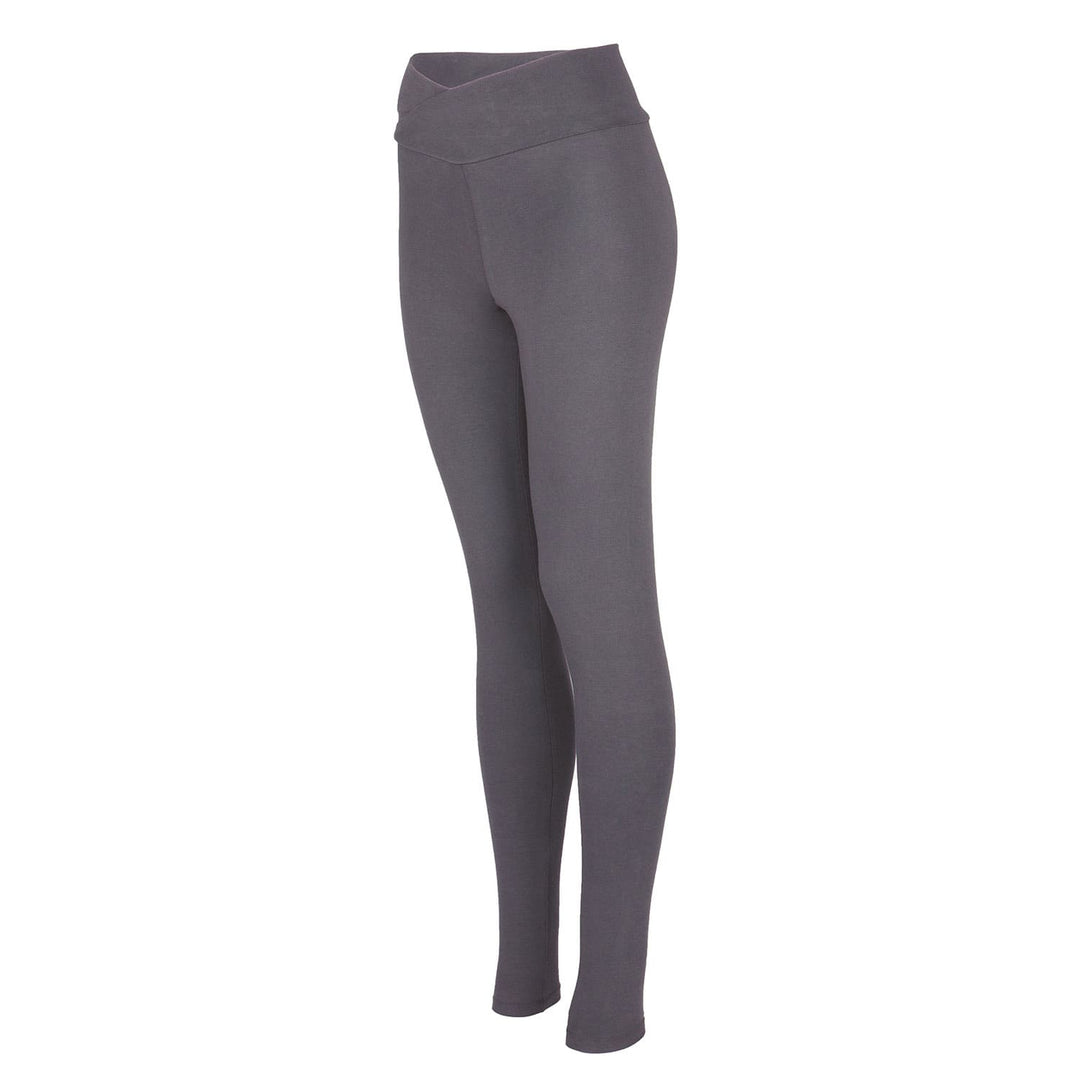 Legging yoga-fitness-pilates con bordo vita incrociato davanti  