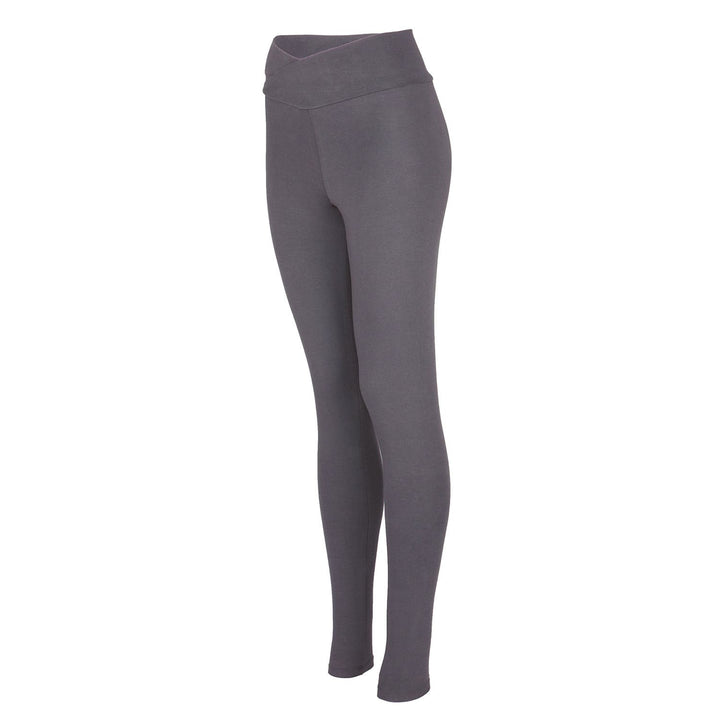 Legging yoga-fitness-pilates con bordo vita incrociato davanti  