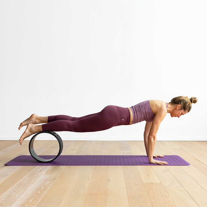 ruota yoga con disegno mandala 