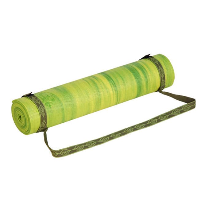 Yogastrap su tappetino yoga verde