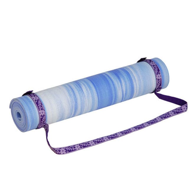 Yogastrap su tappetino yoga viola
