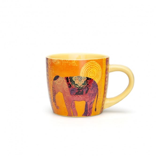 Tazze yogiche yogimug con disegni diversi: parata elefanti