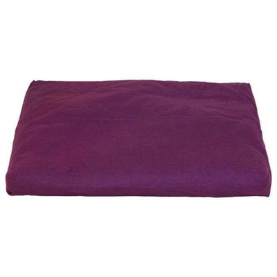 Zabuton materassino per meditazione in cotone stile futon sfoderabile melanzana