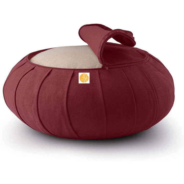 cuscino meditazione zafu sfoderabile rubino
